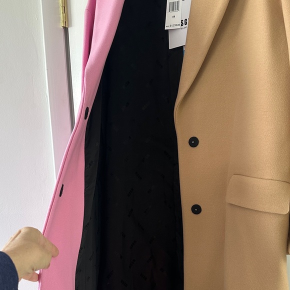 MSGM exquisite Pink and Tan Coat - Picture 7 of 16